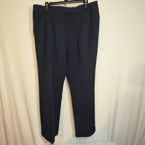 Covington Essentials Straight Leg Pants 16S Navy Business Professional Casual
